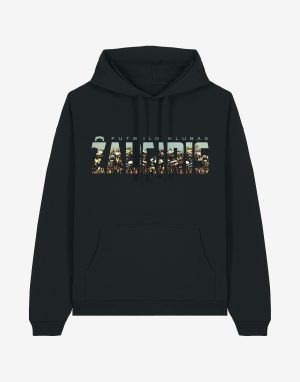 Juodas oversize džemperis „Futbolo klubas Žalgiris istorija"