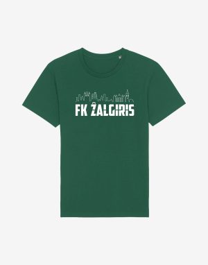 Žali klasikiniai marškinėliai „FK Žalgiris“